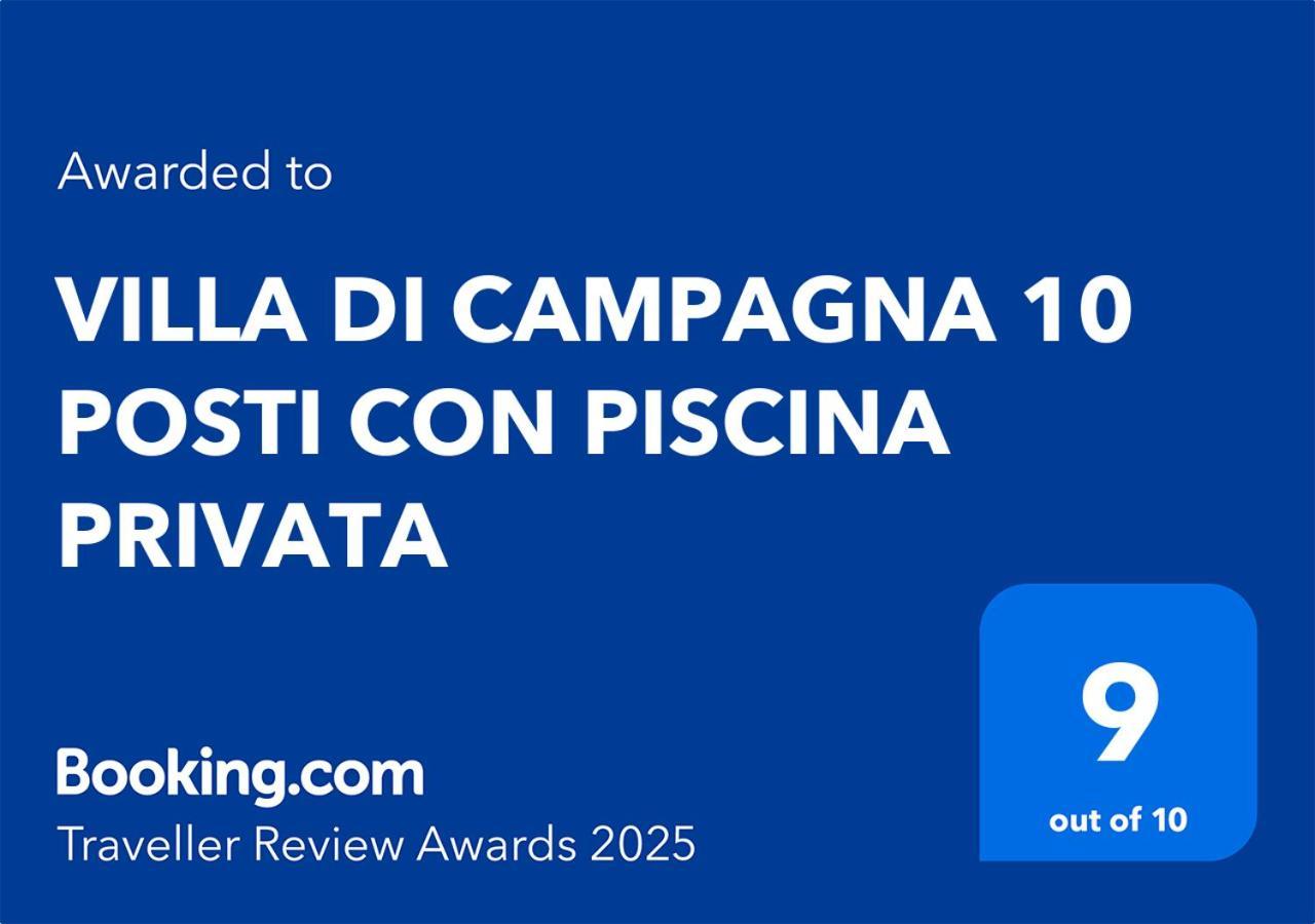 Villa Di Campagna 10 Posti Con Piscina Privata คาสเตลลินา มาริตติมา ภายนอก รูปภาพ